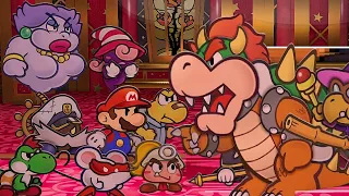 Paper Mario The Thousand-Year Door Remake - Bowser Encounter with all Partners (4K)