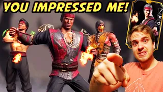 MK Mobile. I Was Wrong About Flaming Fists Liu Kang... He is Actually AMAZING!