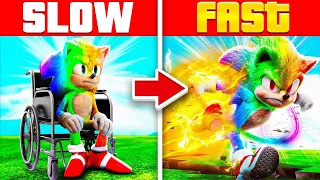 Upgrading GOD SONIC To FASTEST EVER In GTA 5 RP!