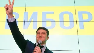 Comedian Zelenskiy leading Ukraine presidential election