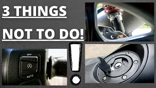 Piaggio Medley 125 - 3 things NOT to do!