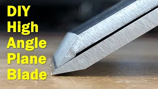 Hand Plane Basics | DIY High Angle Blade