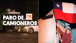 Camioneros inician paro indefinido por "inseguridad"