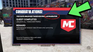 HOW TO GET Accelerator takeover perk IN NBA 2K24!