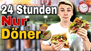 Wie viele DÖNER schaffe ich in 24 Stunden?🤢🌮 SELBSTEXPERIMENT CHALLENGE