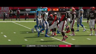 Madden NFL 22   Season 1   110321   Week 11   Lions at Browns