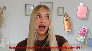 8 Summer Must haves die ihr kennen müsst unter 10€ !!! 🥥🌴| Joline Elisa