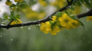 Ambient Sounds for Relaxation | Serene Rain Sounds and Melodic Tunes 🌧️🌊