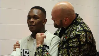 “I AIN’T GOING IN NO CAGE” - TYSON FURY TELLS ISRAEL ADESANYA THERE IS NO CHANCE OF A UFC CROSSOVER