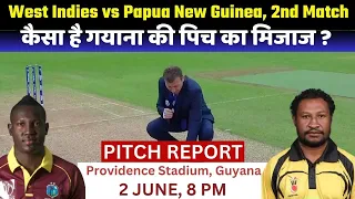 West Indies vs Papua new guinea Pitch Report: Providence Stadium Guyana Pitch|WI vs PNG Pitch Report