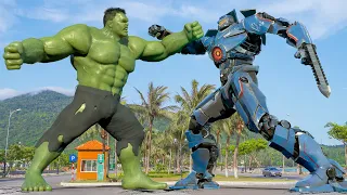Avengers vs Transformers - Hulk vs Gipsy Danger Final Fight | Paramount Pictures [HD]