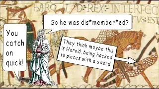 🧑‍🎓King Harold, penises & the Bayeux Tapestry. Shocking truth of the Battle of Hastings revealed!👀