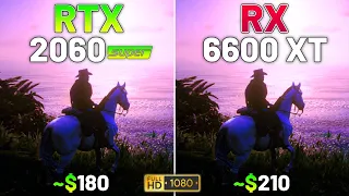 10 Games on RTX 2060 SUPER vs RX 6600 XT in 2023 - 1080p