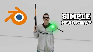 TUTOR HEAD SWAP SKIN GTA SA UNTUK PEMULA DI BLENDER