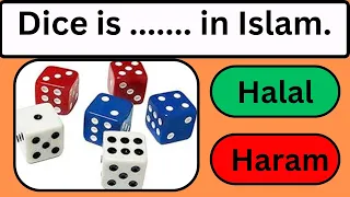 Halal and Haram games in Islam #quiz #islamicquiz #clearquizchannel