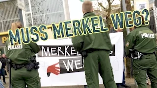 Muss Merkel weg? – Nazi-Demo gegen Merkel – IT-Gipfel 2016