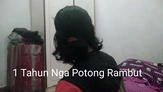 PROSES RAMBUT GONDRONG IKAL 1 TAHUN - 1 TAHUN GONDRONG #2