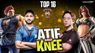 Atif (Akuma) VS Knee (Katarina) | TOP 16 | Uprising Korea 2023 | #tekken