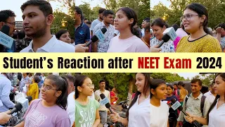 Student's Reaction after NEET EXAM 2024 II Student's Review on NEET Exam 2024 II #neet2024update II