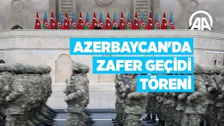 Azerbaycan'da Zafer Geçidi Töreni