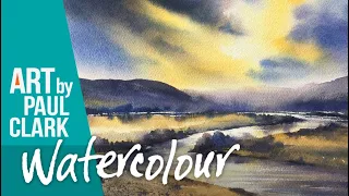 How to paint a simple landscape in Watercolour - No.1