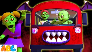 👻Spooky Zombies Riding on a Bus | 💀 3D Scary Halloween Songs for Toddlers by @AllBabiesChannel