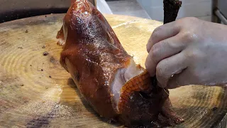 Crispy#RoastedGoose，Chop Skills Roasted#PorkBelly #BBQork #Chicken #HongKongstreetFood #ASMR