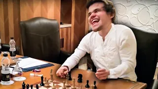 Magnus Carlsen DESTROYING his Coach in 1 Minute Chess training for WCC 2014