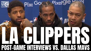 Paul George, Kawhi Leonard & Ty Lue React to LA Clippers Facing a 2-1 Deficit in Dallas Mavs Series