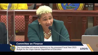 Committee on Finance: Budget Hearing 8-16-22