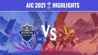 Highlights: Buriram United Esports vs V Gaming | AIC 2021 Group Stage Day 1