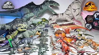 Giganotosaurus VS Atrociraptor! Jurassic World Dominion Dinosaurs Collection Battle