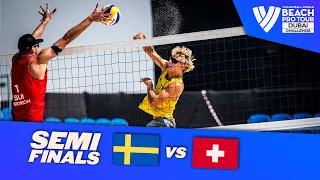 Åhman/ Hellvig vs. Heidrich/ Dillier - Semi Final Highlights Dubai 2022 #BeachProTour