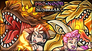 NEW TRIPLE POISON HELL - Pro and Noob VS Monster Hunter Rise Sunbreak! (Advanced Quests)