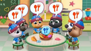 My Talking Tom Friends Funny Food Gameplay Android ios