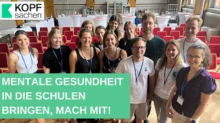 Mentale Gesundheit in die Schulen bringen, mach mit!