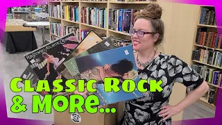 Mostly Classic Rock Vinyl Records & a Box of NEW Stuff