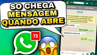 whatsapp só recebe mensagem quando aberto o aplicativo como resolver