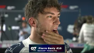 Pierre Gasly Post Race Media Interview F1 Mexico GP 2022