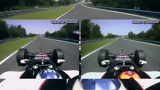 Robert Doornbos & Christijan Albers - Minardi PS05 onboard - Hungaroring 2005