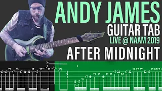 Andy James After Midnight Guitar Lesson NAAM 2019 - Tab Tutorial - How to Play
