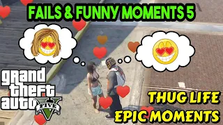 GTA 5 Fails & Funny Moments 5 | Thug Life & Wins | Epic Moments | CSK OFFICIAL