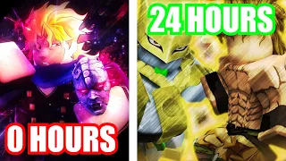 SPENDING 24 Hours as Dio Brando In ANIME DIMENSIONS - Roblox