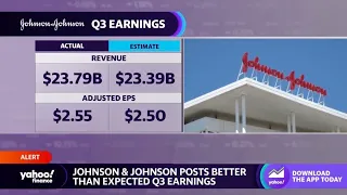 Johnson & Johnson beat on Q3 earnings despite inflationary pressures