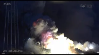 NASA's unmanned Antares rocket explodes on launch