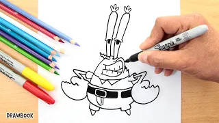 How to Draw and Paint MR KRABS | SpongeBob SquarePants