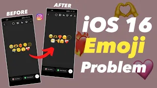 iOS 16 Emoji not Working Problem Fix | iPhone Emoji Missing Problem | iOS Emoji on Android 🔥