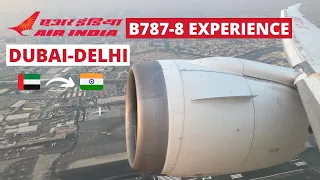 AIR INDIA|B787-8 FLYING EXPERIENCE|DUBAI-DELHI|TRIP REPORT