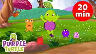 Finger Family and Many More Kids Songs | Purple Turtle Nursery Rhymes