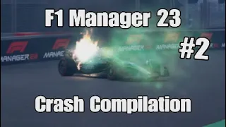 F1 Manager 23 Crash compilation #2